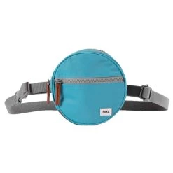 Roka Paddington D Sustainable Nylon Hip Bag - Petrol Blue