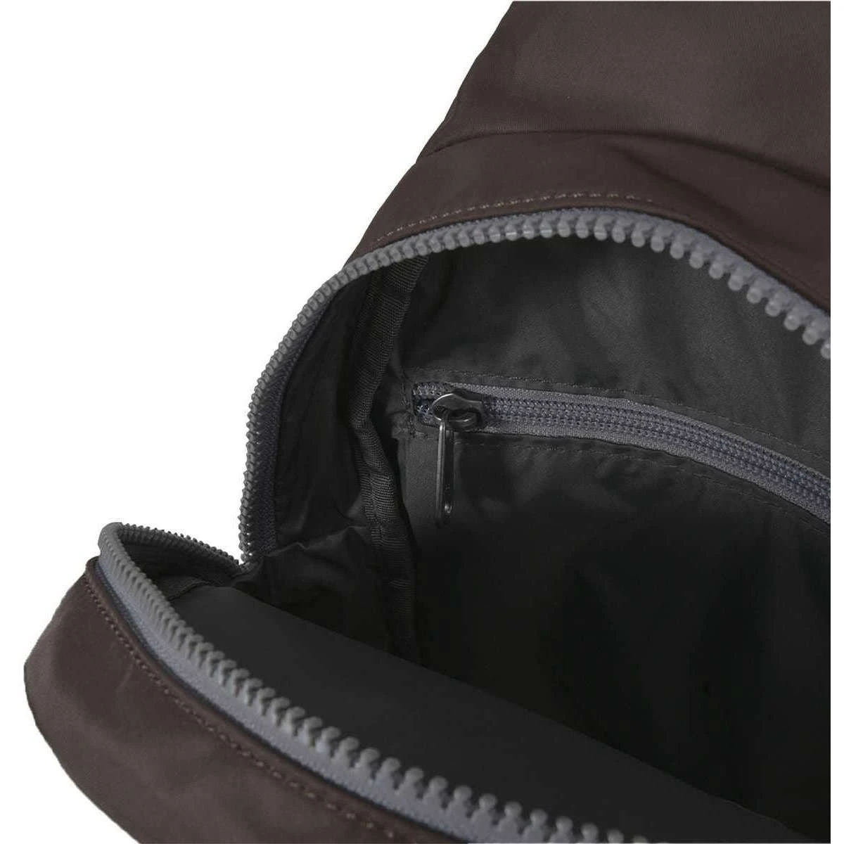 Roka Willesden B Sustainable Nylon Scooter Bag - Dark Chocolate - Image 3