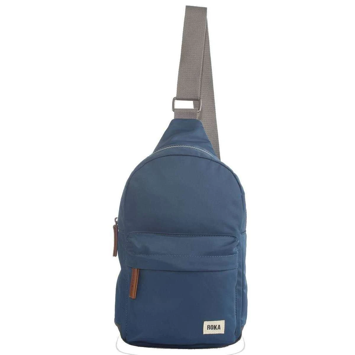 Roka Willesden B Sustainable Nylon Scooter Bag - Pacific Blue