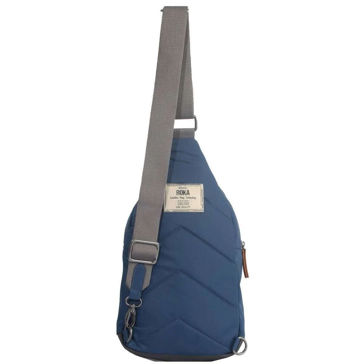 Roka Willesden B Sustainable Nylon Scooter Bag - Pacific Blue - Image 2