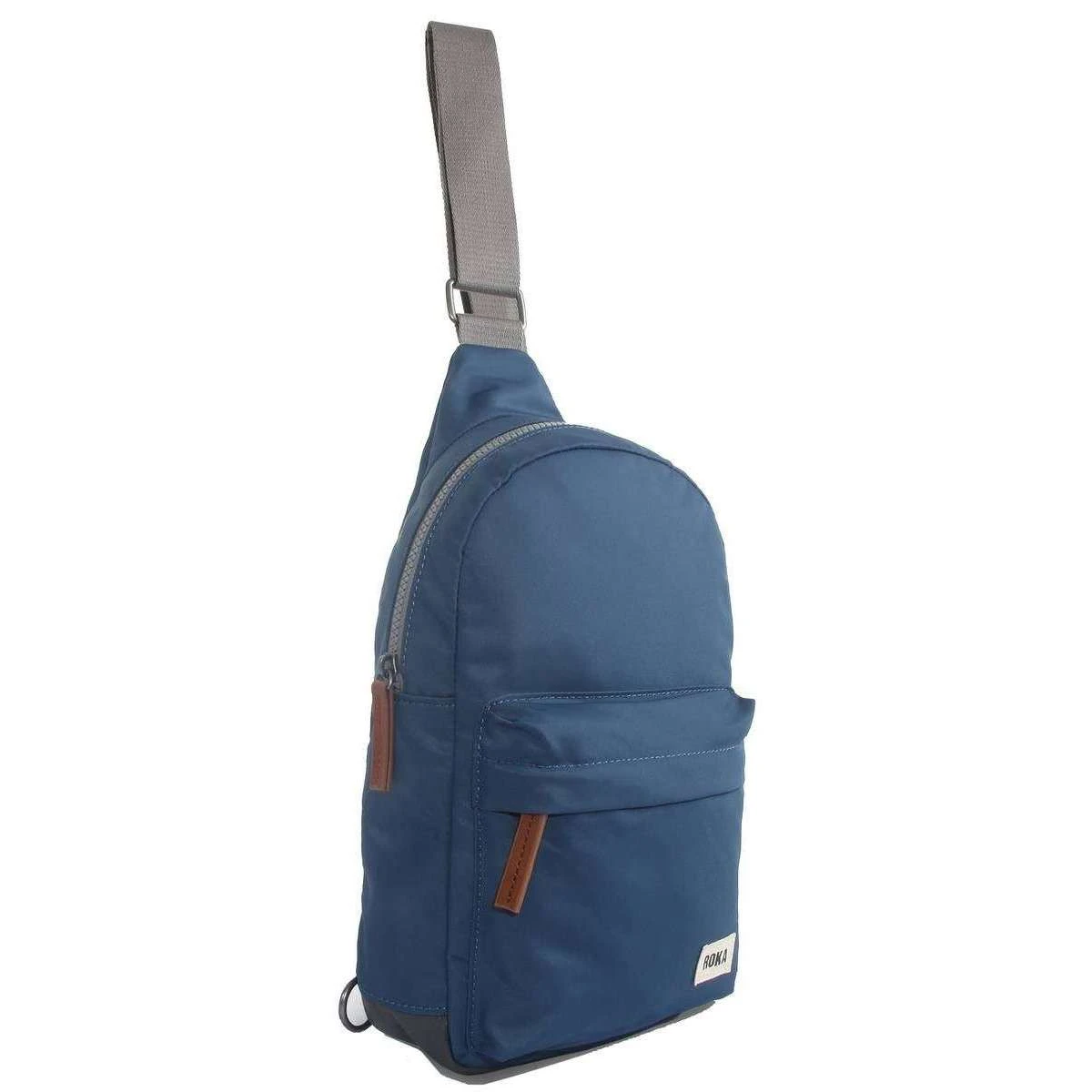 Roka Willesden B Sustainable Nylon Scooter Bag - Pacific Blue - Image 4