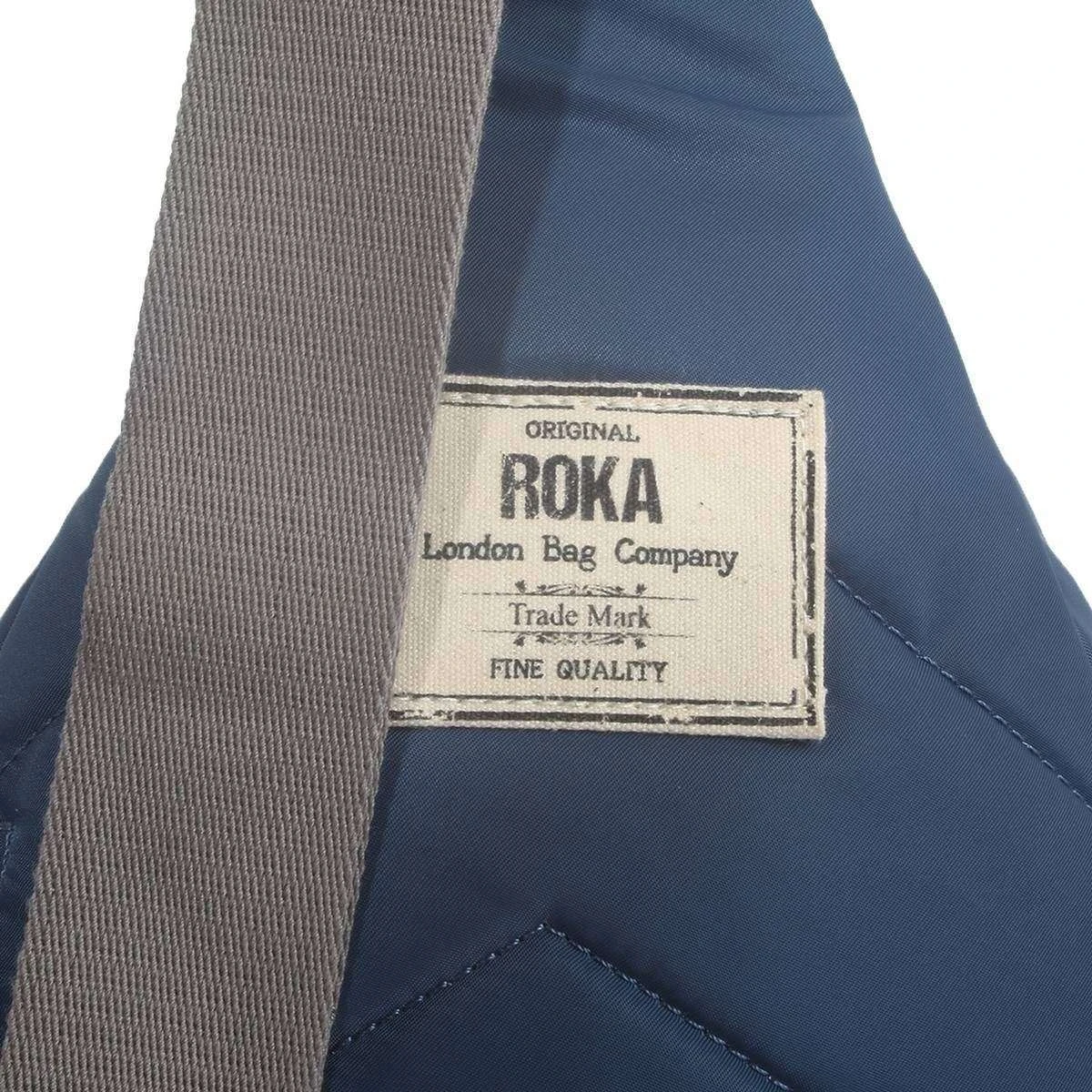 Roka Willesden B Sustainable Nylon Scooter Bag - Pacific Blue - Image 5