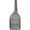 Roka Willesden B Sustainable Nylon Scooter Bag - Stormy Grey