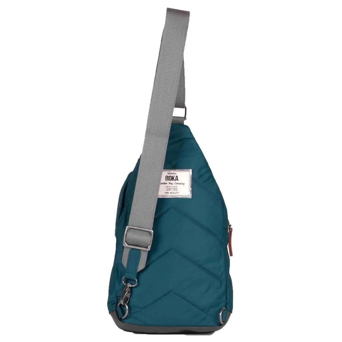 Roka Willesden B Sustainable Nylon Scooter Bag - Teal Green - Image 2
