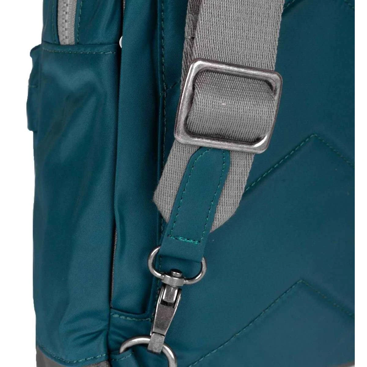 Roka Willesden B Sustainable Nylon Scooter Bag - Teal Green - Image 6