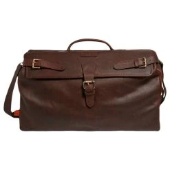 Simon Carter Norfolk Vintage Leather Weekend Bag - Brown