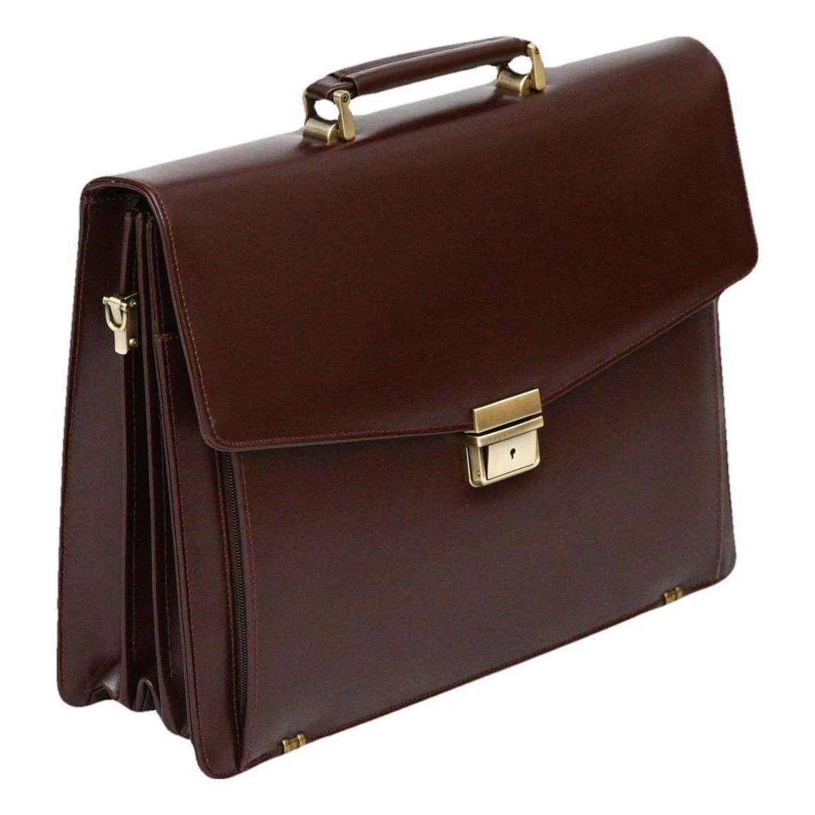 Tassia Laptop Briefcase - Burgundy - Image 4