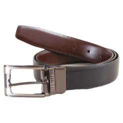 Ted Baker Crafti Smart Leather Reversible Belt - Black/Brown