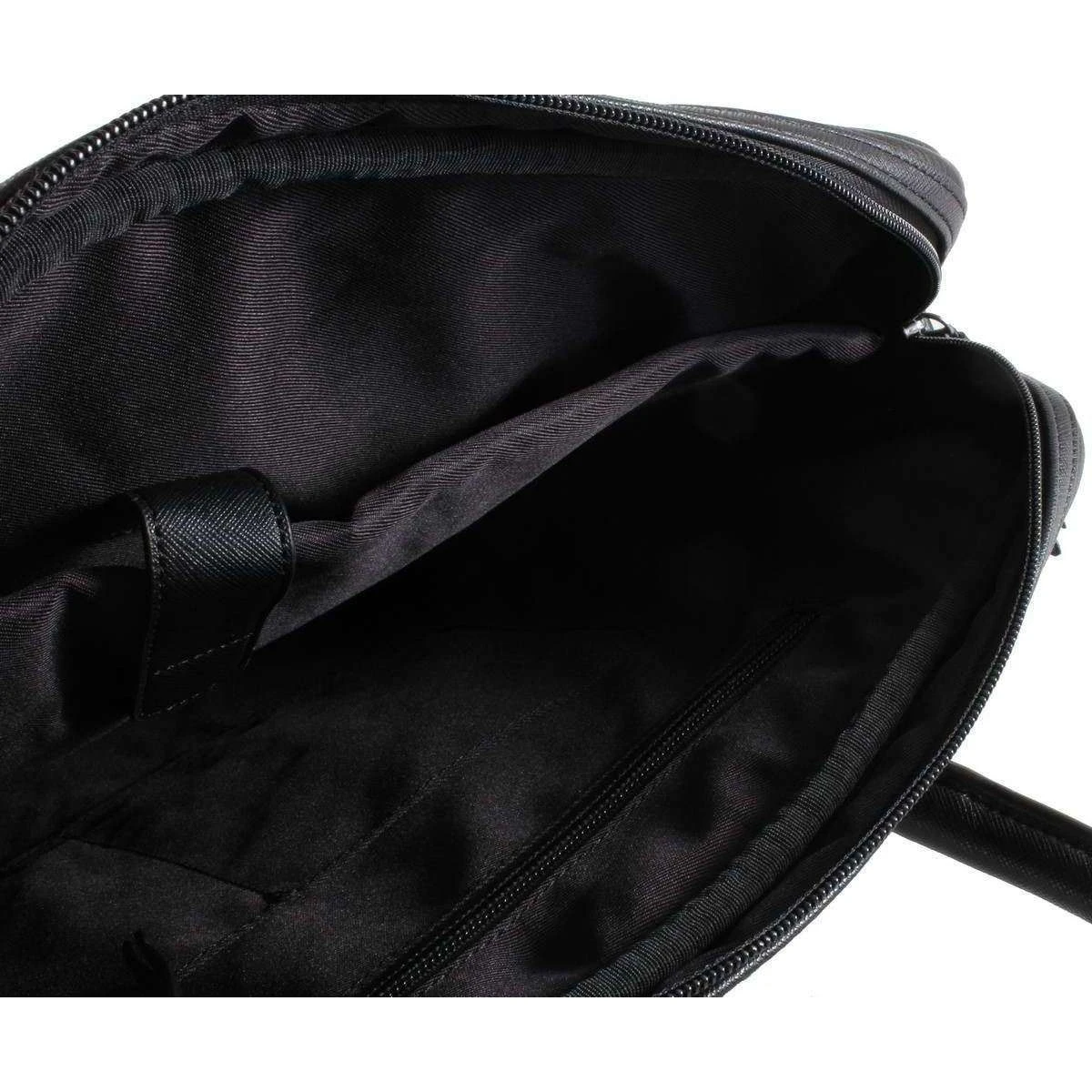 Ted Baker Nevver Striped Document Bag - Black - Image 3